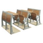 阶梯式固定课桌