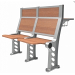 固定课桌椅中排前椅后桌