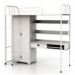 方管单人组合床