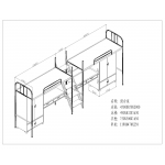 双人组合公寓床