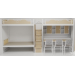 三人位组合公寓床