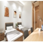 单人床（含床头柜，5公分棕垫）