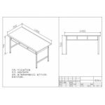 六人公寓写字桌