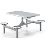 四人不锈钢餐桌