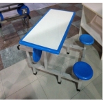 四人玻璃钢餐桌