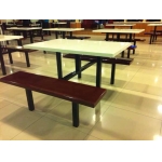 四人玻璃钢餐桌