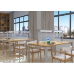 带灯阅览桌（六人位）