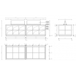 阅览桌（带书架）