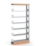 单面书架副架（木护板）