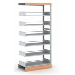 双面书架副架（木护板）