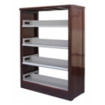 四层双面书架幅架