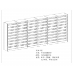 双面凭证架主架