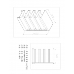 双面书架副架（木护板）