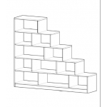 书架6（梯形）