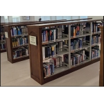 三层双面书架主架