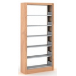 单面书架主架（木护板）