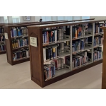 三层双面书架主架