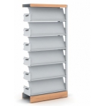 期刊架副架（木护板）