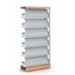 期刊架副架（木护板）