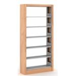 单面书架主架（木护板）