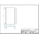 期刊架顶板(单书架)