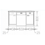 实验台（带五孔插座）