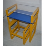 比特实验室组合式透明桌椅