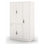 对开铁皮门更衣书柜