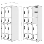 更衣鞋柜